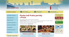 Desktop Screenshot of parnikypraha.cz